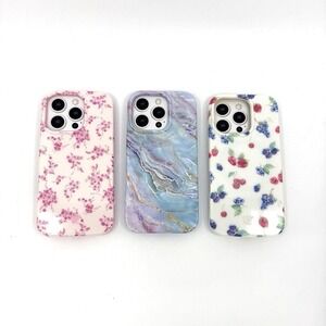 Velvet Caviar iPhone 16 Pro Case 3 Pack French Rose Aurora Berry New
